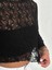 Mottisfashion Dantel Uzun Kol Bluz- Siyah 2