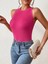 Mottisfashion Kadın Sıfır Kol Sırt Çapraz Detay Triko Bluz 2