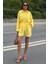 Mottisfashion Gömlek ve Şort Flamlı Keten Takım 10130 5