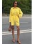Mottisfashion Gömlek ve Şort Flamlı Keten Takım 10130 6