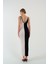 Mottisfashion Iki Renki Kolsuz Elbise - Siyah-Krem 5