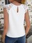 Mottisfashion Kadın Kısa Kollu Bisiklet Yaka Ithal Krep Bluz 4