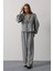 Mottisfashion Işlemeli Bebe Yakalı Pantolon Takım - Siyah 4