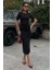 Mottisfashion Beli Büzgülü Midi Elbise 2853 1