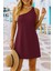 Mottisfashion Kadın Tek Omuz Askılı Krep Mini Elbise 3