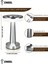 Silver Dokunmatik Metal Masa Lambası – 3 Renk Ayarlı, Şarjlı, 8 Saat Işık Süresi Znlnht6, One Size 8