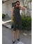 Mottisfashion Midi Şortlu ve Yelekli Viscon Takım 10167 2
