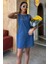 Mottisfashion Sırt Bağcıklı Tensel Elbise 2880 5