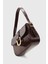 Kahverengi Kadın Ayarlanabilir Askılı Mıknatıs ve Fermuar Kapamalı El-Omuz Çantası 263 2