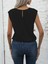 Mottisfashion Kadın Sıfır Kol Etek Ucu Bağlama Detay Ithal Krep Bluz 4
