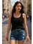 Mottisfashion Kadın Askılı Örgü Detay Bluz 7