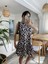 Mottisfashion Kadın Kolsuz Sırttan Bağlamalı Fırfırlı Leopar Desenli Süprem Elbise 1