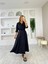 Mottisfashion Kadın Keten Kumaş Gömlek ve Etek Ikili Takim 4