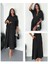 Mottisfashion Kadın Keten Kumaş Gömlek ve Etek Ikili Takim 5