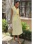 Mottisfashion Göbeği Halka Detaylı Midi Boy Elbise 2896 6