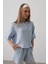 Mottisfashion Yarım Kol Müslin Gömlek - Bebe Mavisi 2