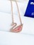 5469989 Swarovski Kolye Dazzling Swan:necklace Czmo/ros 6