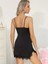 Mottisfashion Dantel ve Büzgülü Detay Askılı Sandy Kumaş Gecelik 5