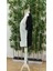 Mottisfashion Kadın Kısa Kollu Kollardan Bağlamalı Önden Asimetrik Kesim Çift Renk Detaylı Düğmeli Ithal Krep Bluz 8