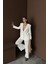 Mottisfashion Beyaz Oversize Müslin Takım 3
