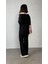 Mottisfashion Kadın Kısa Kollu Omuzlardan Açık Yarasa Kollu Bürümcük Bluz ve Pantolon ve Viskon Atlet 4