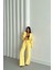 Mottisfashion Modal 4 Düğme Astarsız Ceket - Pantolon Takım - Sarı 3