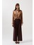 Mottisfashion Bel Büzgülü Crop Saten Gömlek 2