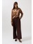 Mottisfashion Bel Büzgülü Crop Saten Gömlek 3