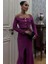 Mottisfashion Madonna Yaka Derin Yırtmaç Etekli Şık Triko Takım 10099 5