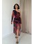 Mottisfashion Kırmızı Tek Omuzlu Tül Elbise 1