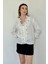 Mottisfashion Beyaz Yakası Volanlı Gömlek 1