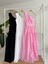 Mottisfashion Tek Omuzlu Pile Detay Maxi Elbise 2895 10