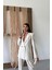 Mottisfashion Keten Ceket - Pantolon Takım - Ham 2