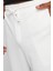 Beyaz Regular Fit Erkek Duble Paça Pantolon E1029 2