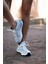 Kadın Sneaker Örgü Triko Koşu Ve Yürüyüş Spor Ayakkabı Armes Mavi 6