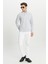 %100 Pamuk Standart Fit Normal Kesim Polo Yaka Sweatshirt 2