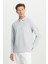 %100 Pamuk Standart Fit Normal Kesim Polo Yaka Sweatshirt 3