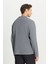 Pamuklu Standart Fit Normal Kesim Bisiklet Yaka Sweatshirt 5