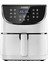 Airfryer 100 Tarif Yemek Kitabı, 1700-WATT Max Xxl 5,5 L Dijital Dokunmatik Hava Fritözleri 11 Ön Ayarlı Fırın, Yağsız Sıcak Ocak, Yapışmaz Sepet, Beyaz 2