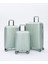 Polipropilen 3'lü Kırılmaz Valiz Seti Mint Yeşili 6