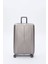 Polipropilen 3'lü Kırılmaz Valiz Seti Gri 7