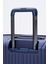 Polipropilen 3'lü Kırılmaz Valiz Seti Lacivert 9
