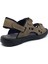 Coppo %100 Nubuk Deri Ortopedik Yazlık Rahat Erkek Ayarlanabilir Sandalet Terlik Yeni Sezon Büyük Numara 40-47 3