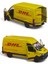 Çek Bırak Diecast Model Araba 10 cm - Mercedes Sprinter Kargo Arabası Dhl Metal Açılabilir Kapılı 2