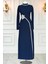 Zühre Tesettür Abiye Lacivert 1