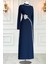 Zühre Tesettür Abiye Lacivert 2