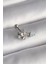 316L Çelik Gümüş Renk Zirkon Taşlı Sallantı Kalp Detay Tragus Piercing 1
