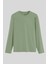 Kaktüs Standart Fit Basic O Yaka Uzun Kollu İnce Erkek T-Shirt - 87997 1
