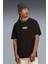 Ess Logo Lab Relaxed Exec Siyah Erkek Kısa Kol T-Shirt 1