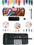 Monami Plus Pen 3000 x 12 Colores Renkli Desen Rulo Bez Kalemlik 24 Bölmeli + Kalem Kutusu 1